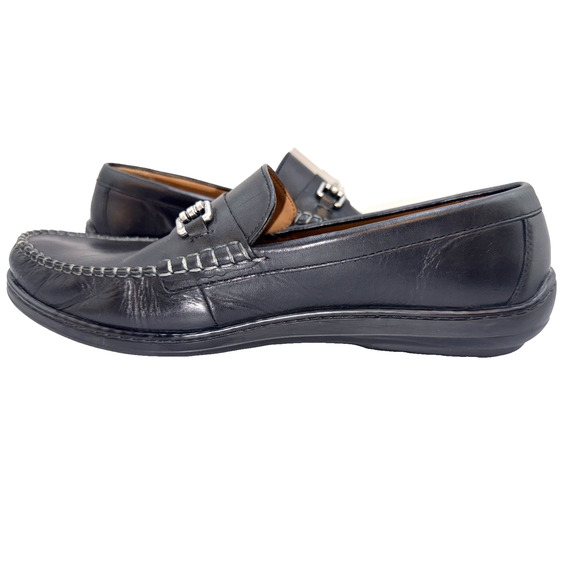 Cole Haan Riverside Bit Driver Loafers Black Leather Size 11M - Picture 6 of 9